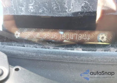 2007 Honda Odyssey Ex from USA, damaged, VIN 5FNRL38467B047844